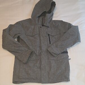 Burton Snowboards Men's Charcoal Hooded Jacket, L